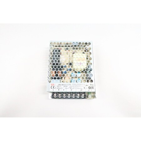 Mean Well Power Supply, 85 to 264V AC, 3.3V DC, 100W, 20A, PCB LRS-100-3.3